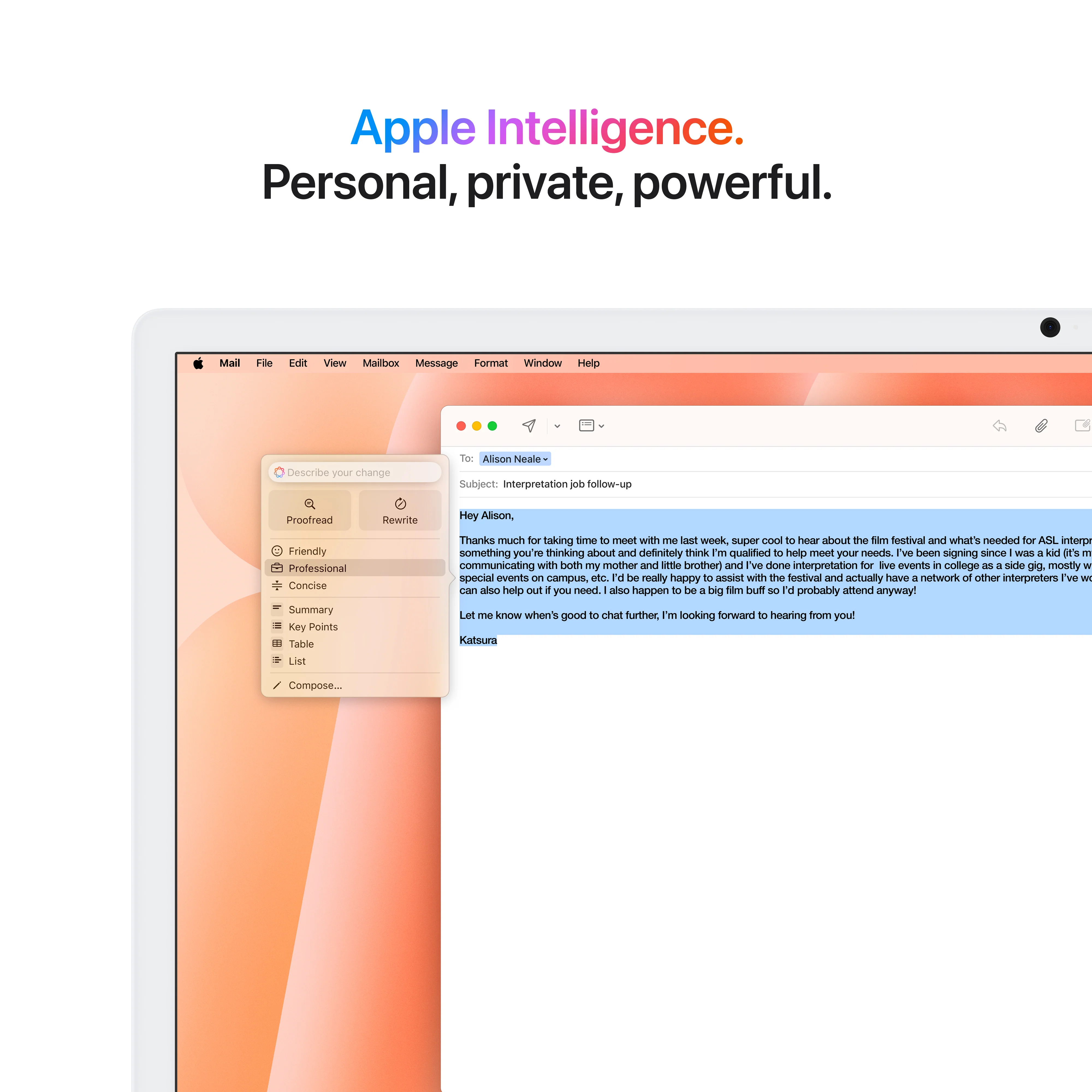 24-inch iMac - M4 (10-Core CPU and 10-Core GPU) - Orange - Nano-Texture Glass - Image 5
