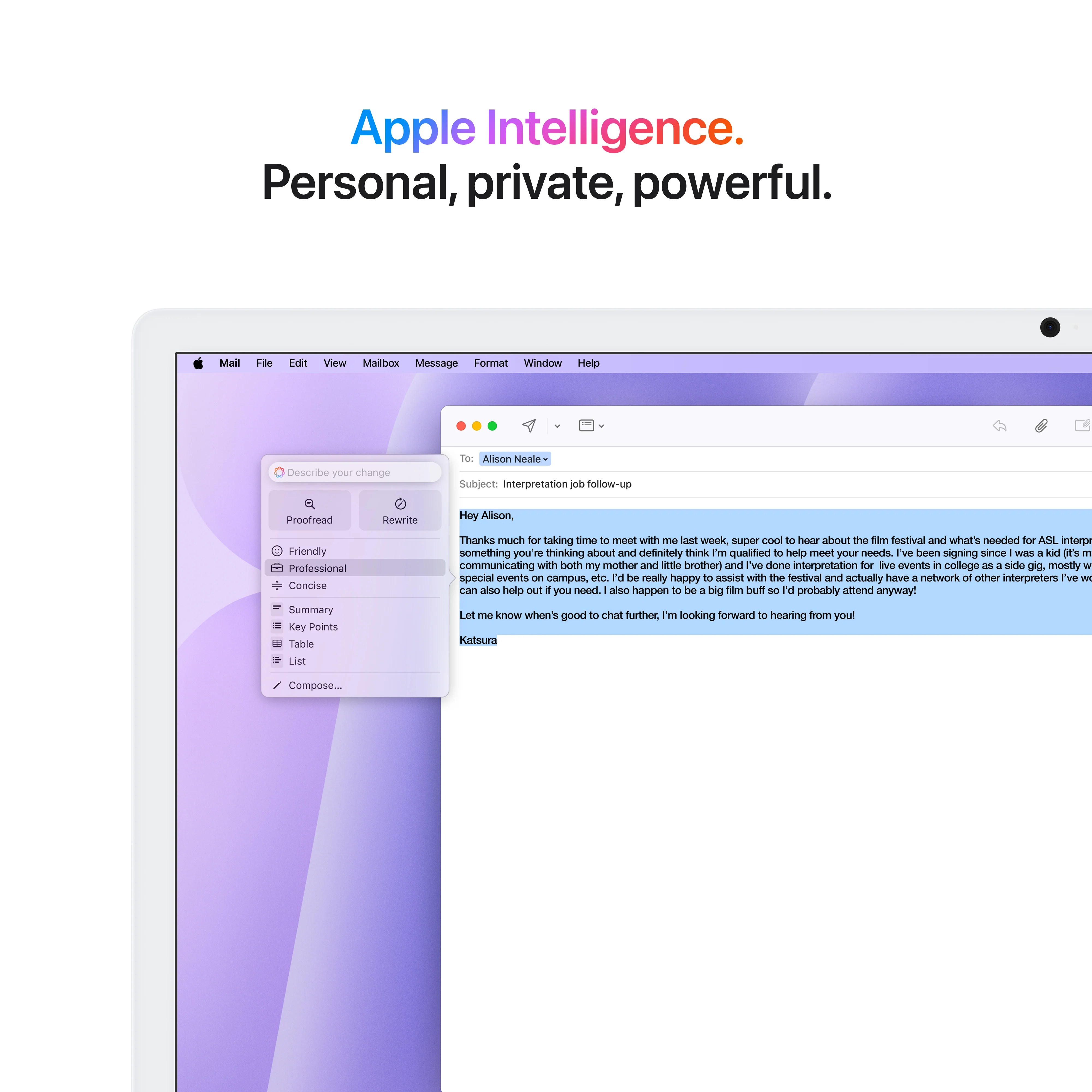 24-inch iMac - M4 (10-Core CPU and 10-Core GPU) - Purple - Nano-Texture Glass - Image 5