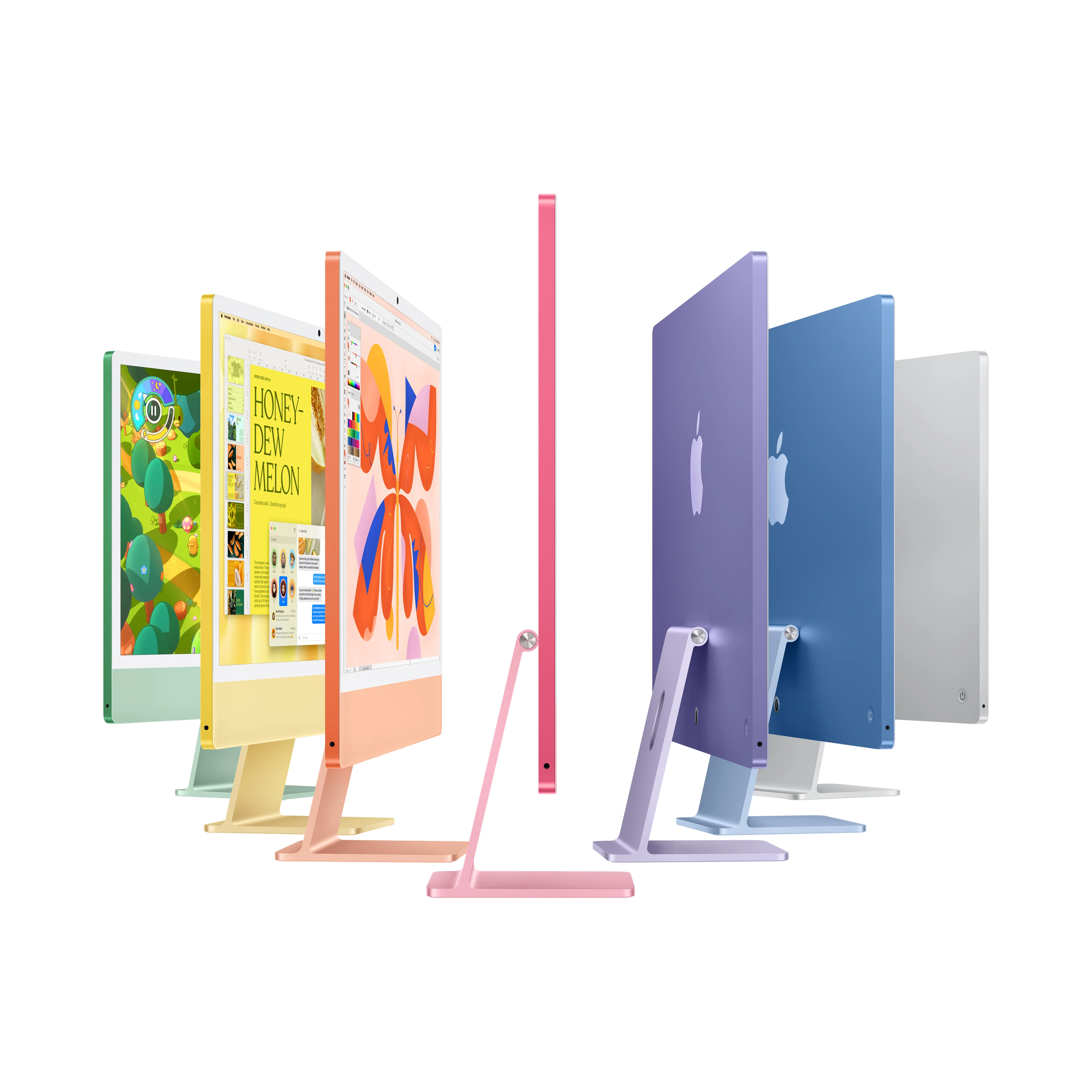 24-inch iMac - M4 (10-Core CPU and 10-Core GPU) - Yellow - Standard Glass - Image 4