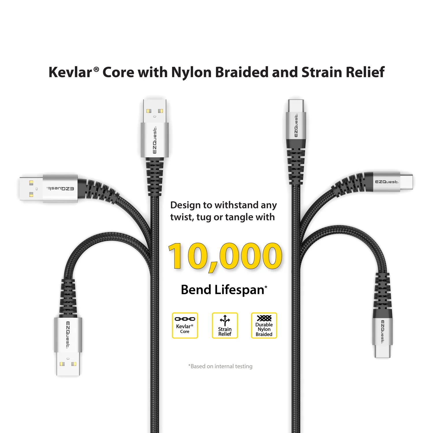 EZQuest USB-C to USB 3.0 Cable - 1 Meter - Image 3