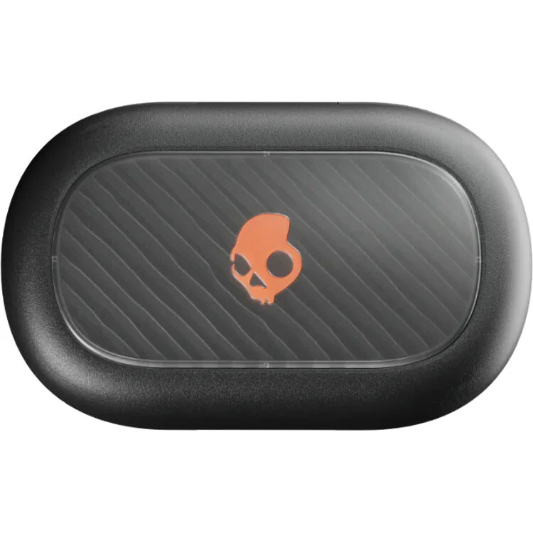 Skullcandy Push ANC Noise-Canceling True Wireless Earbuds (Black and Orange) - Image 3