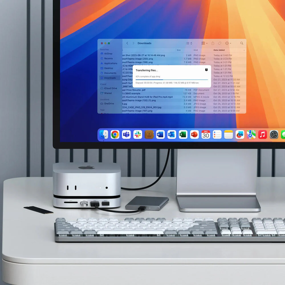 Satechi Mac Mini M4 Stand & Hub with SSD Enclosure - Image 7